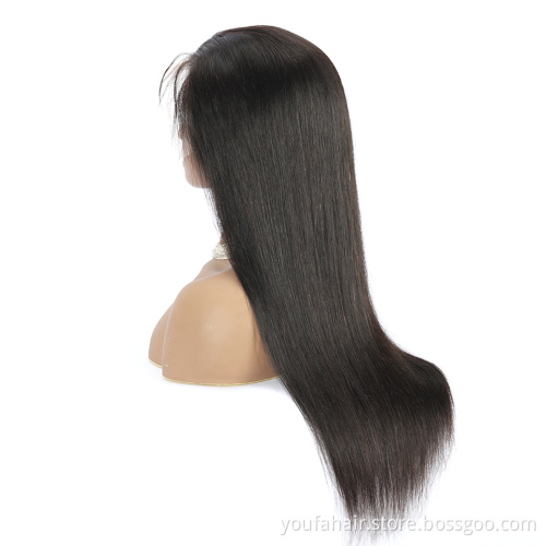 13x4 HD Lace Frontal Wigs Brazilian Straight Human Hair Wigs 150% 180% 200%  Human Hair Lace Wig For Black Woman